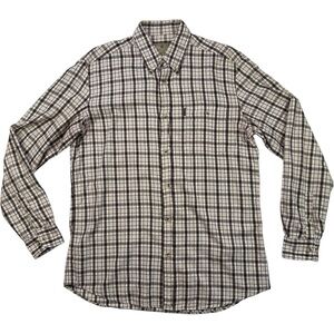 Beretta Men’s Plaid Button‎ Down Hunting Formal Warmth Long Sleeve Size Large